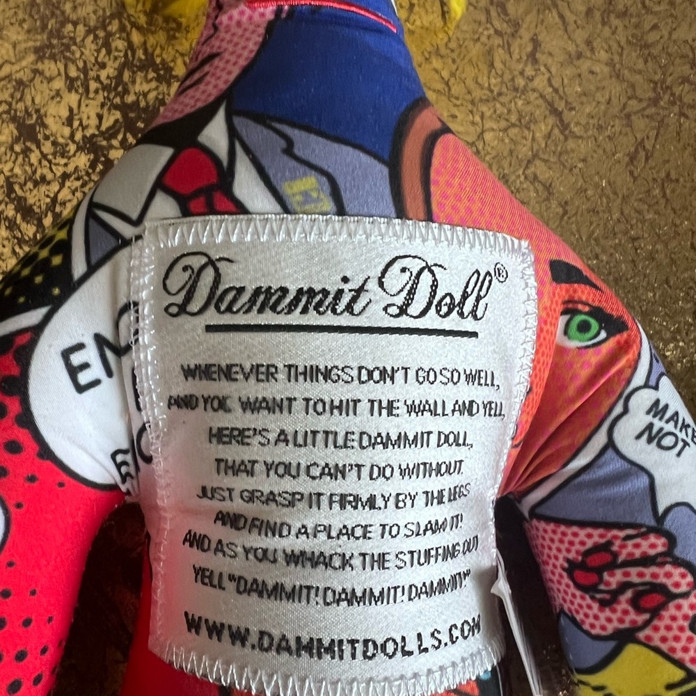Dammit Doll with Colorful Design